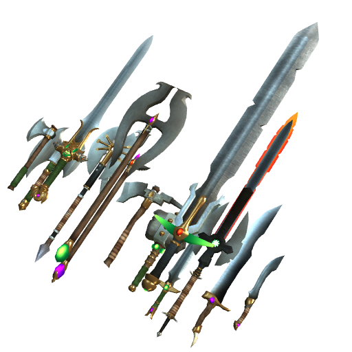 Fantasy Weapon Set- Xenoargh, Wheene