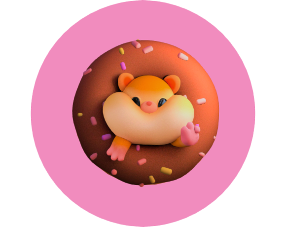 Hamster Donut