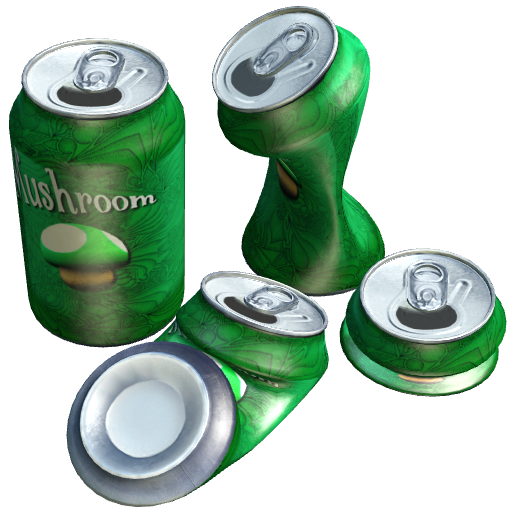 Beverage Can Set (high poly)