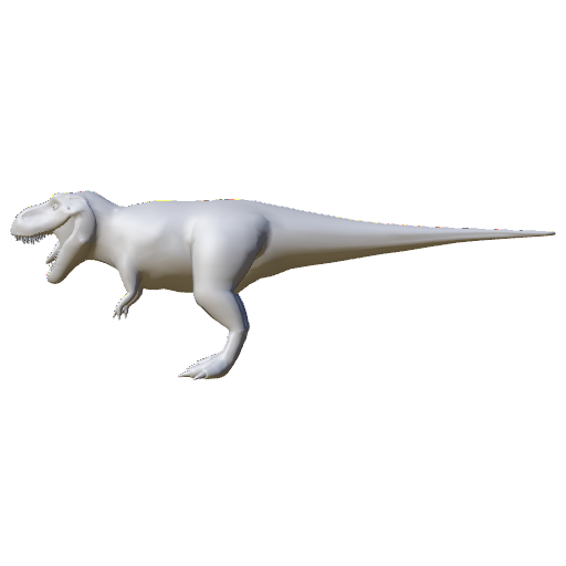 Feathered T-Rex Game Mesh