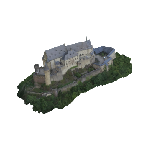 Vianden Castle in 3D
