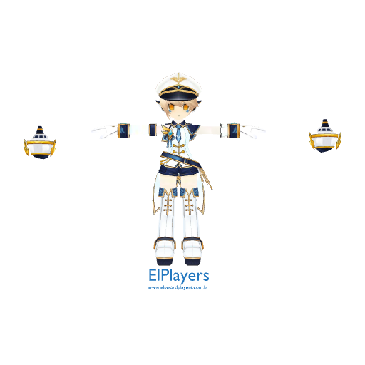 Eve - Hamel Navy Officer + Chapéu