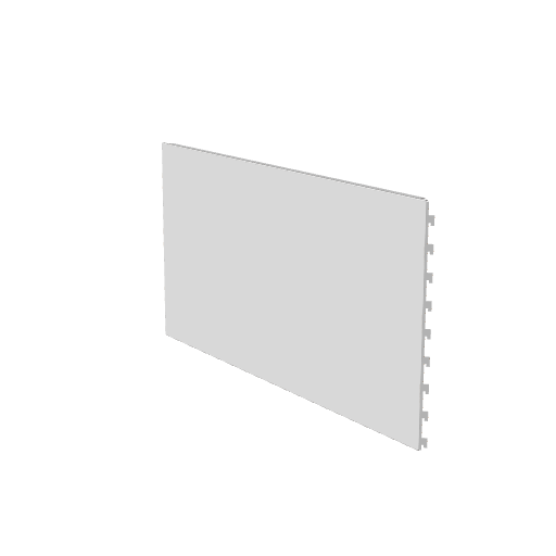 Панель (стенка) внутренний угол 450*900мм, окрашенная, белая, ПНС-ВНУ-450*900