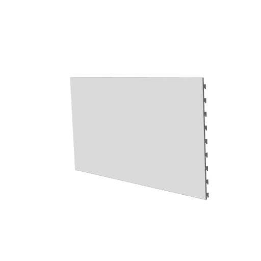 Панель (стенка) 450 мм, окрашеная, белая, ПНС-450