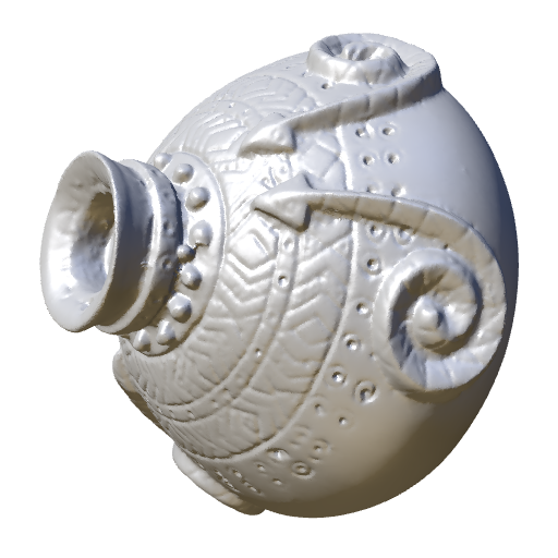 3D scan: Pot, diameter=4cm 