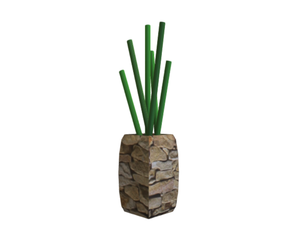 flowerpot artificial bamboo.nft
