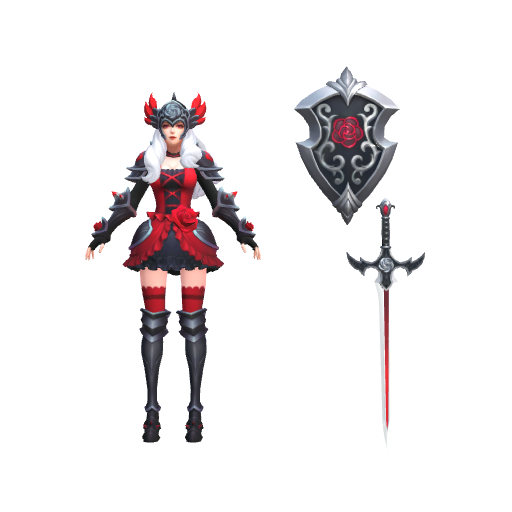 p3d.in Freya Skin Remodel Dark Rose