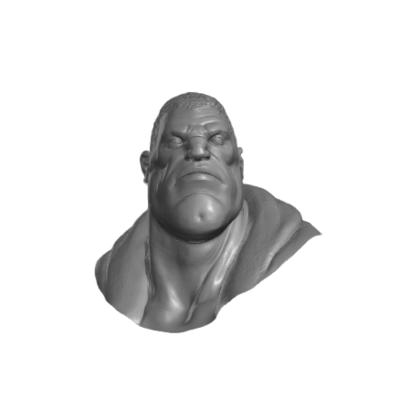 Zbrush boxer (decimated) (Click to view in 3D)