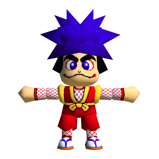 Goemon N64 Model Rip Test 9772