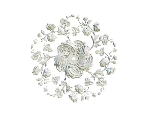 розетка наборная 16  гипсовая лепнина Аврора