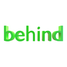 behind