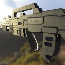 Morita Rifle from Starship Troopers (Pixelated)