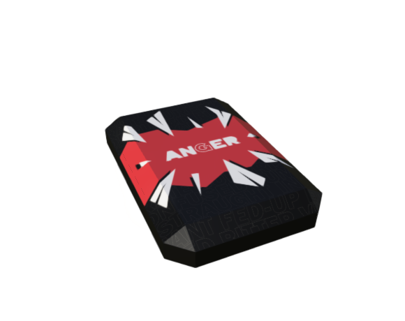 Anger 3D Model Closed