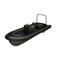 Rubber-Hulled Inflatable Boat