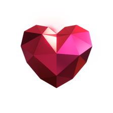 Polygonal  Heart 1