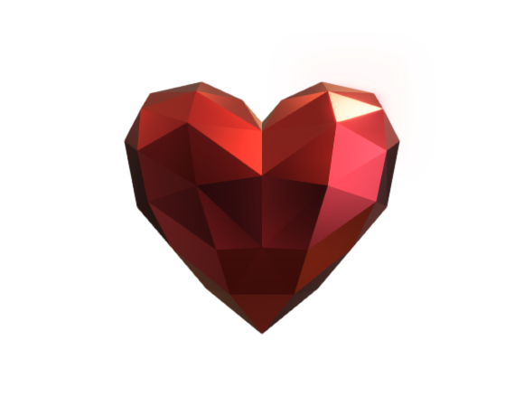 Polygonal Heart 2