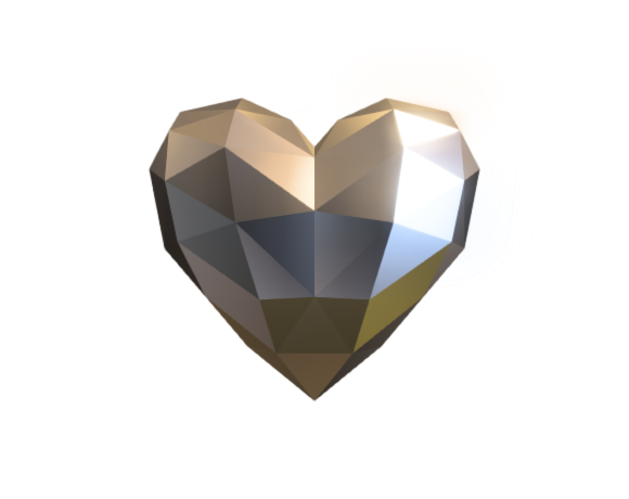 Polygonal Heart 2