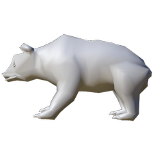 Bear Low Polygon