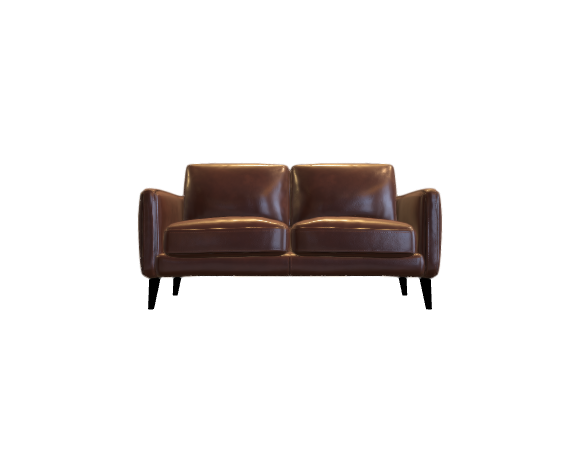 lo423-51 iso leather sofa