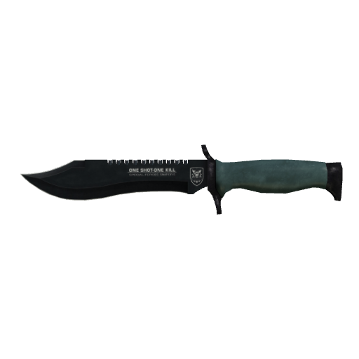 One Shot One Kill Survival Bowie Knife