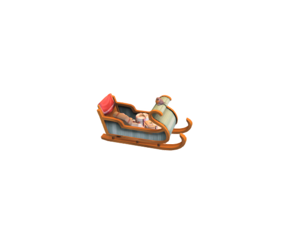 Christmas Sledge Teal NFT