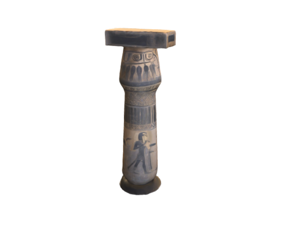 Ancient Egyptian Painted Column