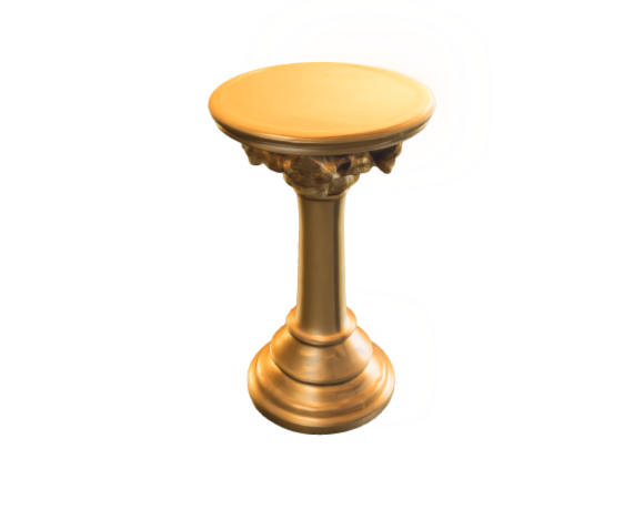 Flexatron 3000 - Solid Gold Pedestal