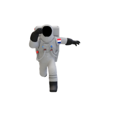 astronaut moonwalk nft