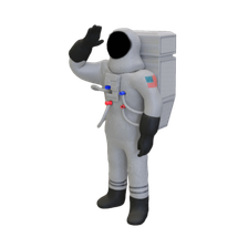 astronaut saluting nft