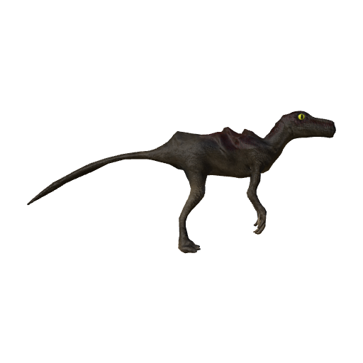 low poly dinosaur \\ Blender