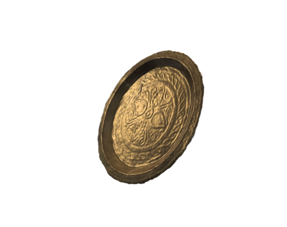 Little gold plate