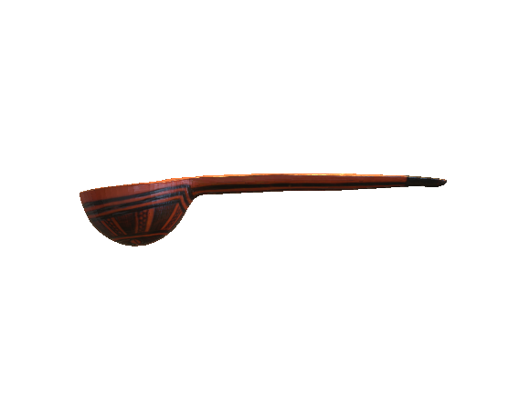 Pyro-engraved ladle
