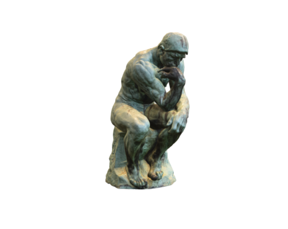 The Thinker by Auguste Rodin