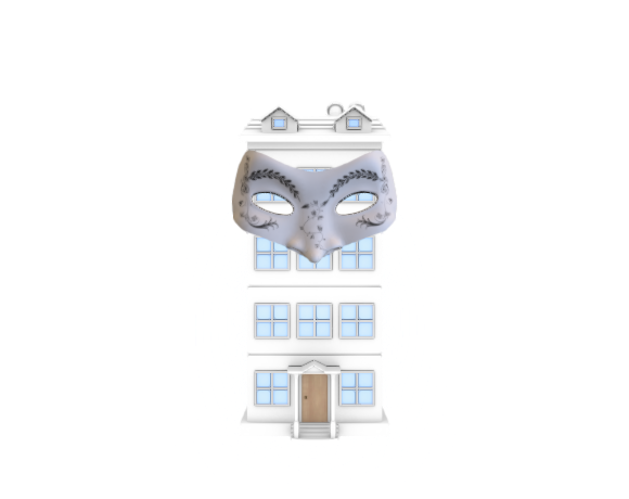 Townhouse Carnaval Mask LOD0