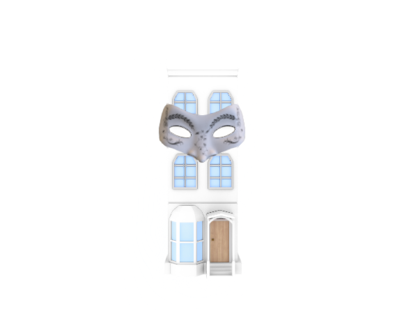 Small Townhouse 2 Carnaval Mask LOD0