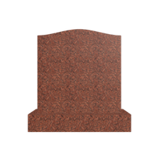 Dual Headstone - Indian Red
