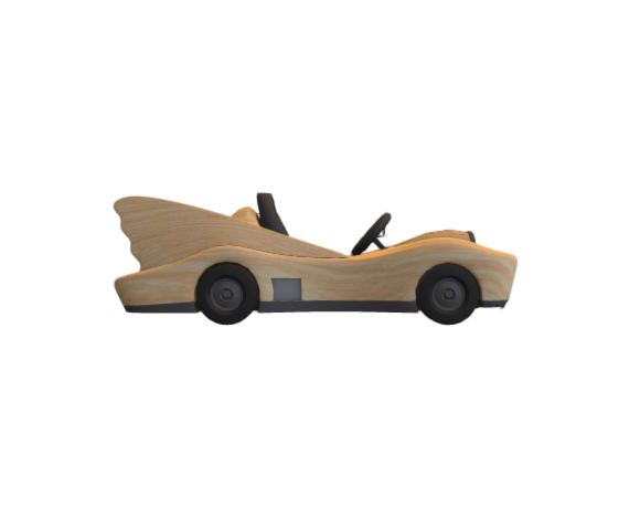 Pinewood derby karts Mod6 Birch