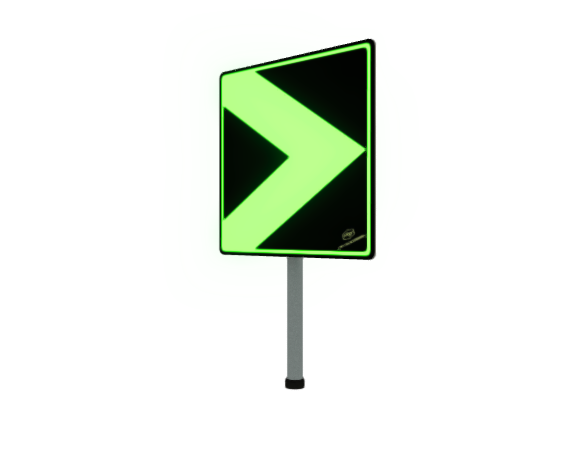 speedway arrow green right