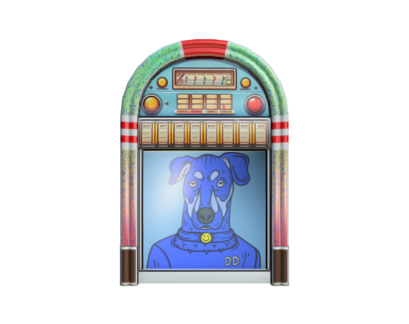 retro outdoor jukebox