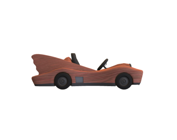 Pinewood derby karts Mod6 Cherry