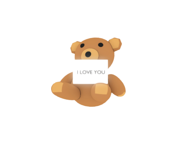 I Love You Teddy Bear