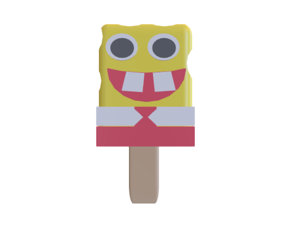 SpongeBob Popsicle In Color