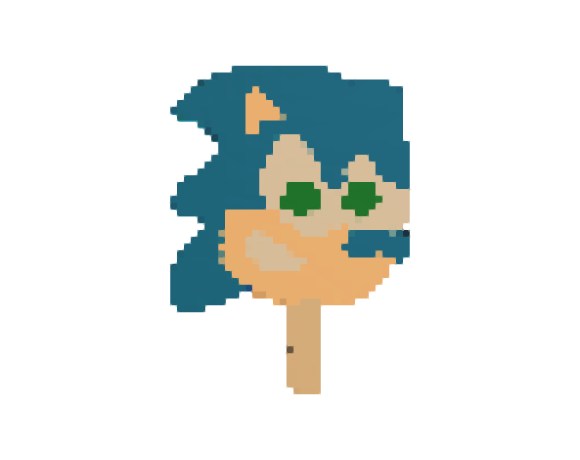 Voxel Sonic Popsicle