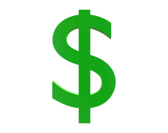 Dollar Sign 3D Model