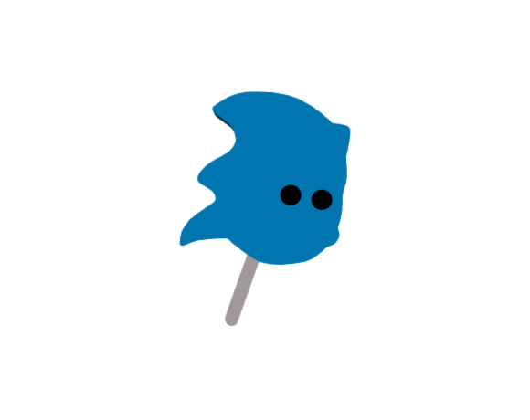 Classic Sonic The Hedgehog Popsicle 3D Model