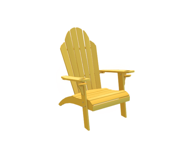 Garden Chair Yellow 