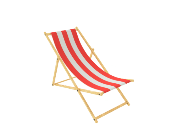 Beach Chair Red 