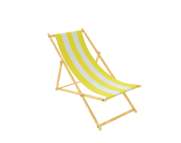 Beach Chair Yellow 