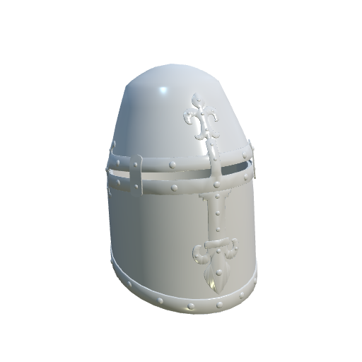 Crusader Helmet High Poly