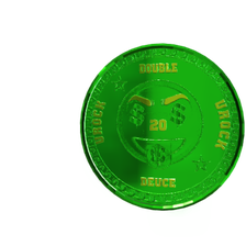 UROCK "Double Deuce" 3D coin